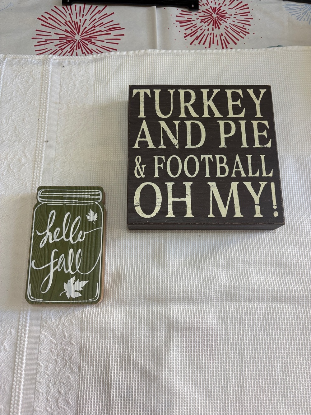 FALL THEMED WOODEN DECOR